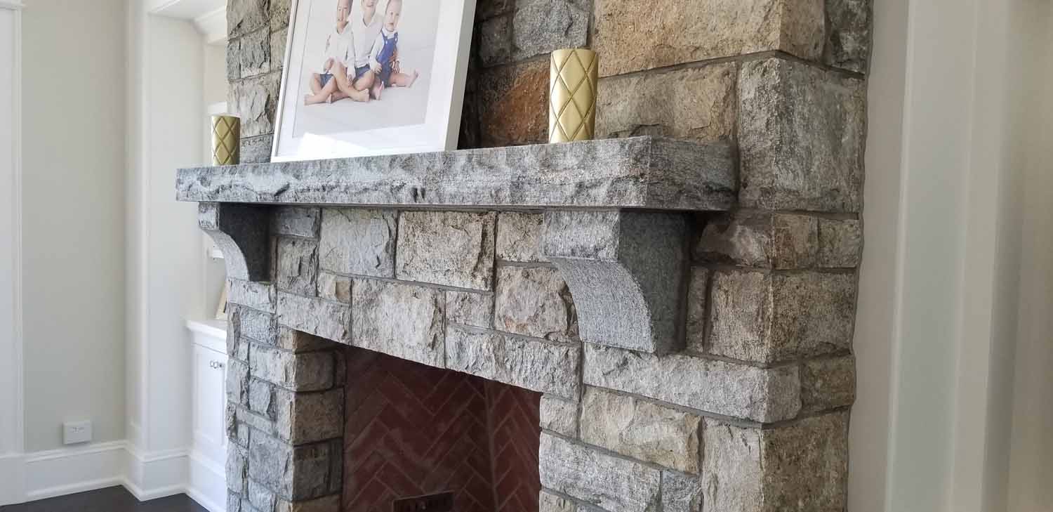 fireplace & stone work